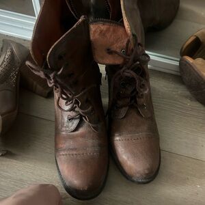 Steve Madden Brown Heeled Boots